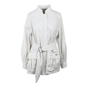 FENDI Cotton/Silk Safari Jacket - White